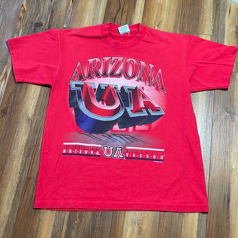1994 Arizona Wildcats Shirt Large Red 90s Vintage Single Stitch L Tucson Unisex
